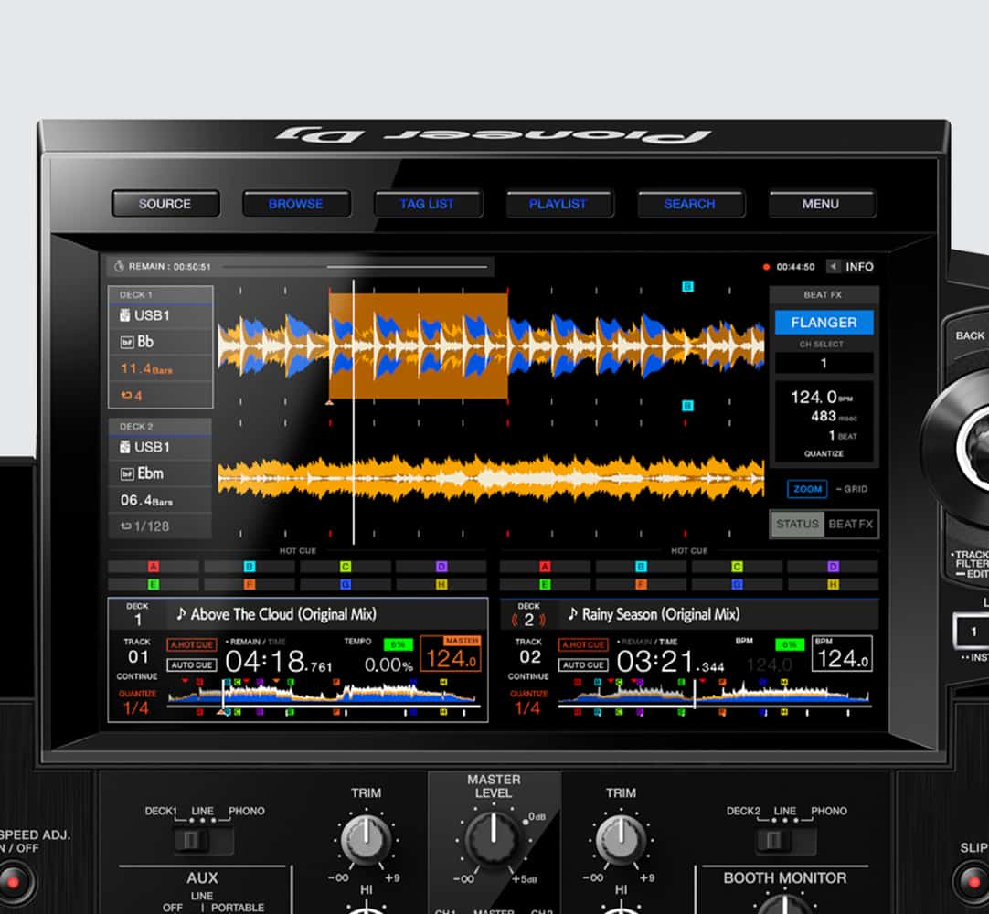 XDJ RX3 Feature 10 inch