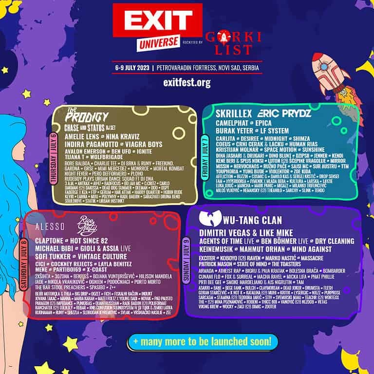 EXIT Festival Announced Lineup For 2023 9 EXIT Festival Announced Line-Up For 2023