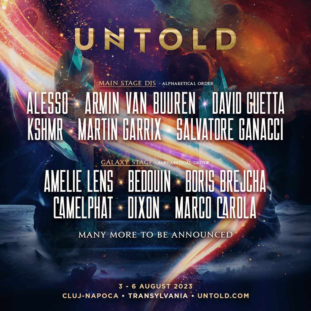 UNTOLD Festival 2023 - Main Stage DJs & Galaxy Stage