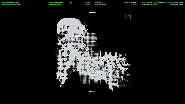 Enrico Sangiuliano Releases “Glitch In Time” EP on his NINETOZERO Label Enrico Sangiuliano Releases “Glitch In Time” EP on his NINETOZERO Label