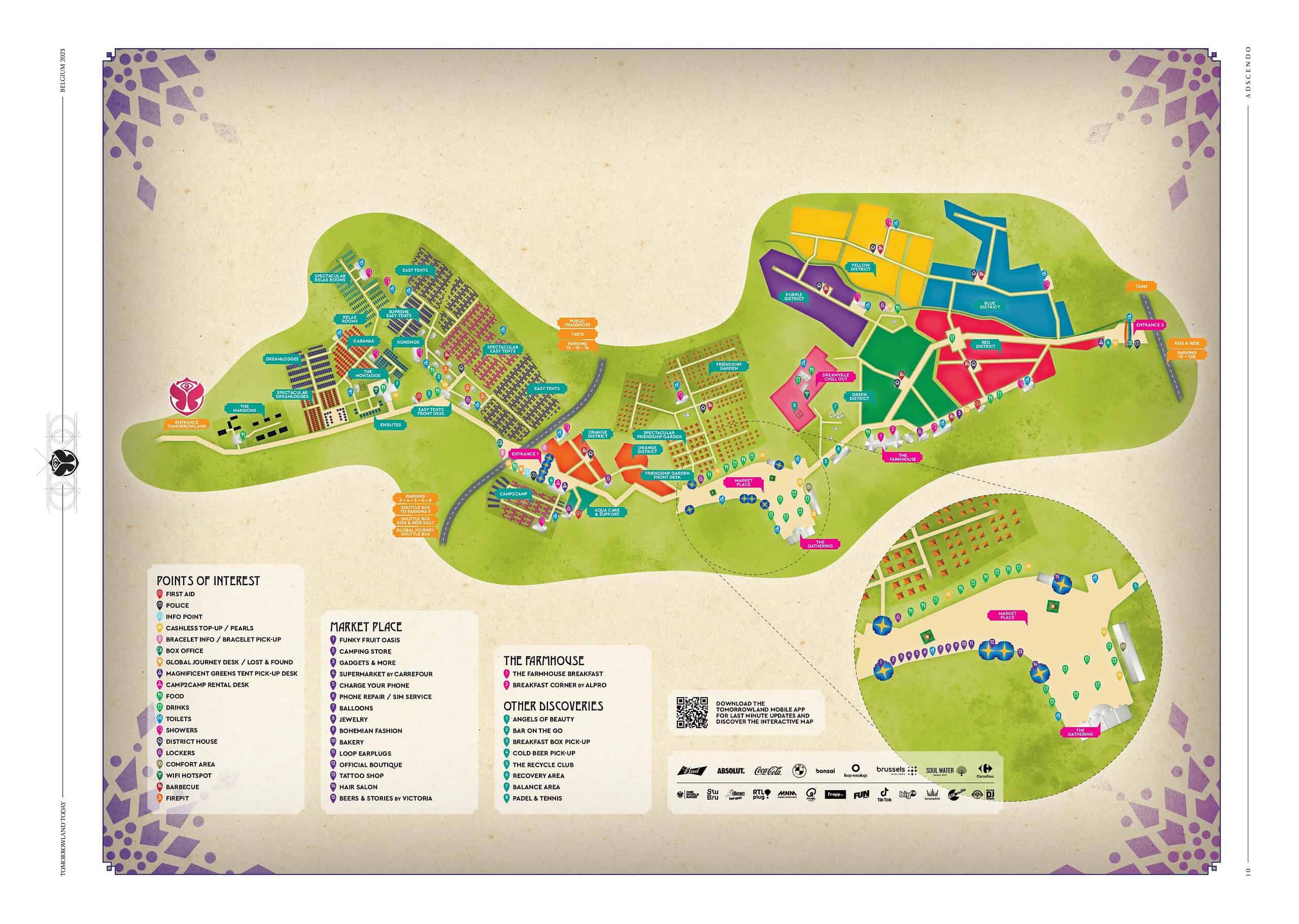 Tomorrowland Guide 2024: All You Need to Know Before You Go! 10 Tomorrowland's Camping Site (Map)