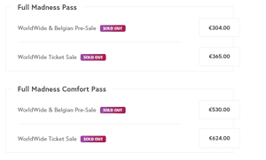 Tomorrowland Guide 2024: All You Need to Know Before You Go! 3 Tomorrowland Madness Pass Tickets