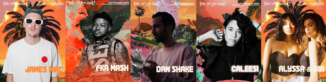 Isle of Escape Festival 2024: Music, Art, and Luxury in Bodrum 3 The Lineup of Isle of Escape Festival 2024 - Phase 2