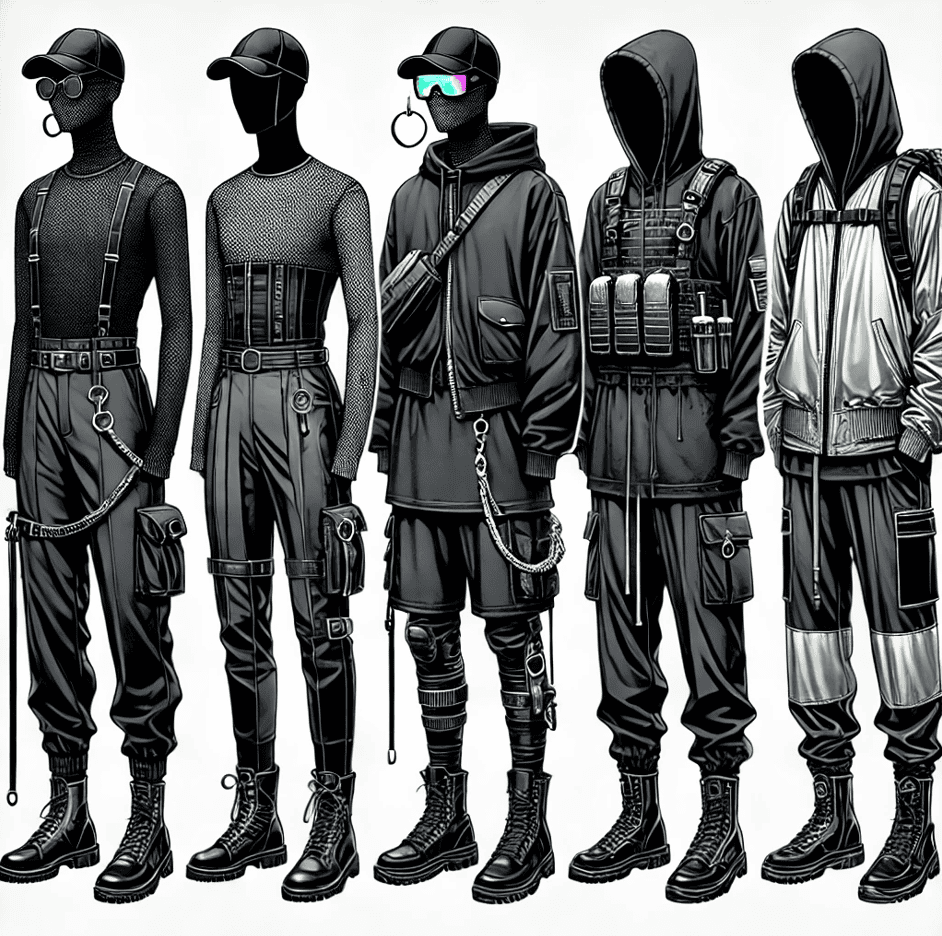 Techno Dress Code in Action: Exemplary Outfits and Style Inspirations