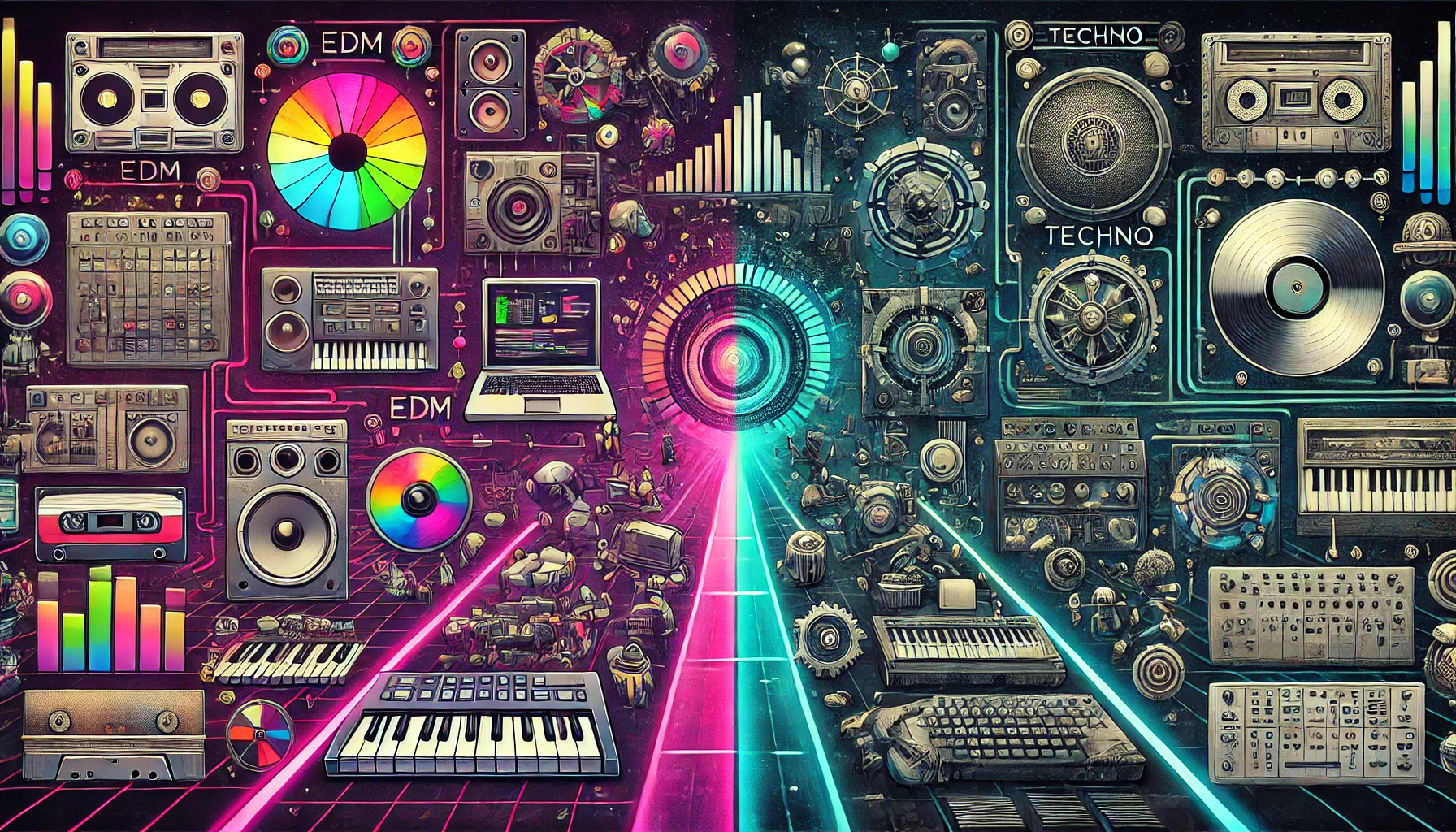 EDM vs Techno: Key Differences in Sound and Culture 1 EDM vs Techno: Key Differences in Sound and Culture