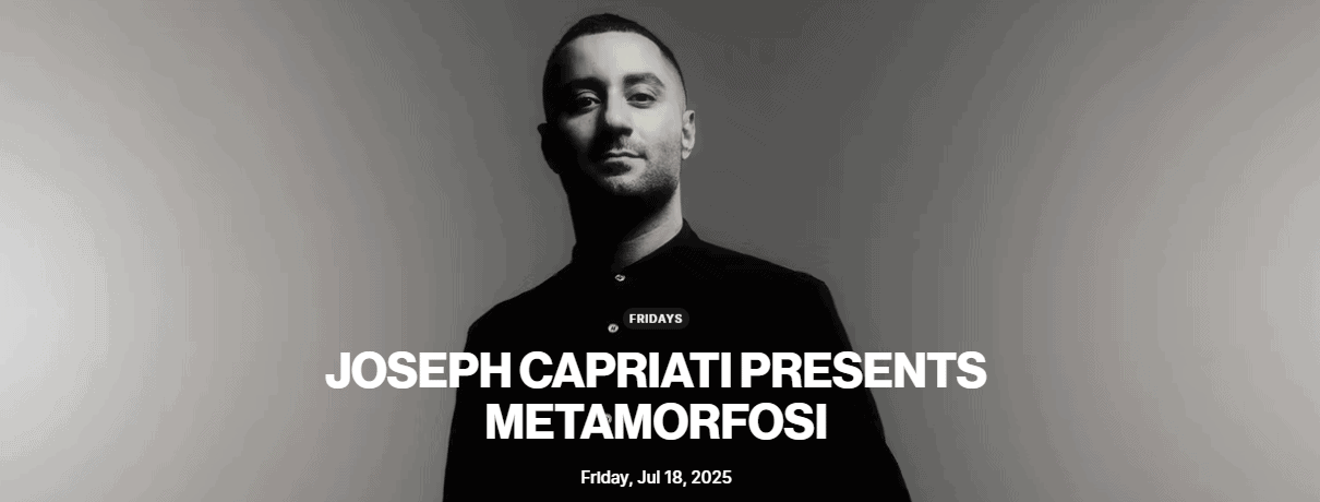 Joseph Capriati Unveils Metamorfosi: Residency at Hï Ibiza (2025)