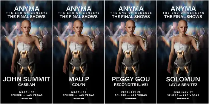 Anyma's Final Vegas Sphere Shows: John Summit, Peggy Gou & More 2 Anyma's Final Vegas Sphere Shows: John Summit, Peggy Gou & More