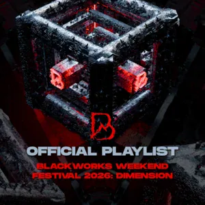 “Blackworks Weekend Festival 2026: DIMENSION 🪐 Official Playlist” Playlist on Spotify - Techno Playlist Cover “Blackworks Weekend Festival 2026: DIMENSION 🪐 Official Playlist” Playlist on Spotify - Techno Playlist Cover