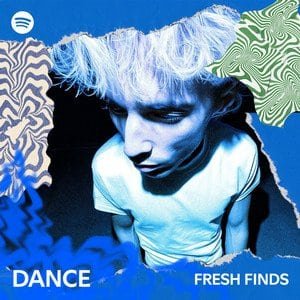 “Fresh Finds Dance” Playlist on Spotify - Techno Playlist Cover