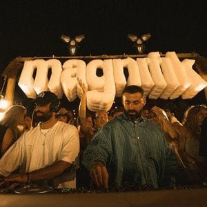 “MAGNIFIK all day long” Playlist on Spotify - Techno Playlist Cover