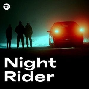 “Night Rider” Playlist on Spotify - Techno Playlist Cover “Night Rider” Playlist on Spotify - Techno Playlist Cover