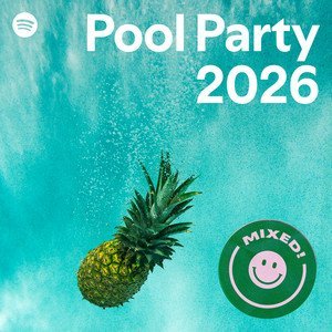 “Pool Party 2026” Playlist on Spotify - Techno Playlist Cover “Pool Party 2026” Playlist on Spotify - Techno Playlist Cover