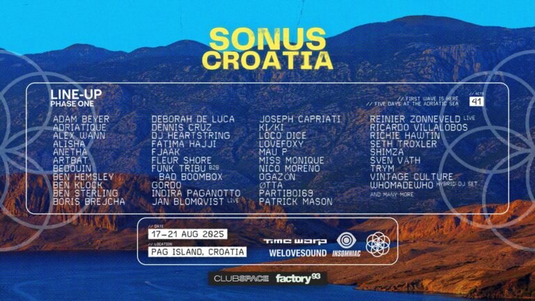 Sonus Festival (Novalja, Croatia) 2025 Sonus Festival (Novalja, Croatia) 2025