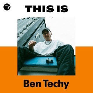 “This Is Ben Techy” Playlist on Spotify - Techno Playlist Cover