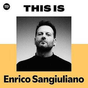 “This Is Enrico Sangiuliano” Playlist on Spotify - Techno Playlist Cover