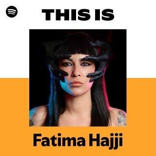 “This Is Fatima Hajji” Playlist on Spotify - Techno Playlist Cover