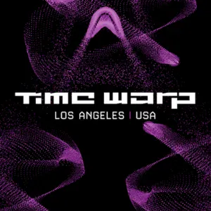 “Time Warp LA 2026” Playlist on Spotify - Techno Playlist Cover