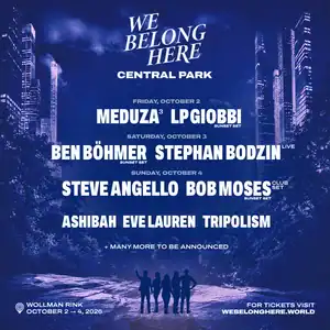 “We Belong Here: Central Park 2026” Playlist on Spotify - Techno Playlist Cover “We Belong Here: Central Park 2026” Playlist on Spotify - Techno Playlist Cover