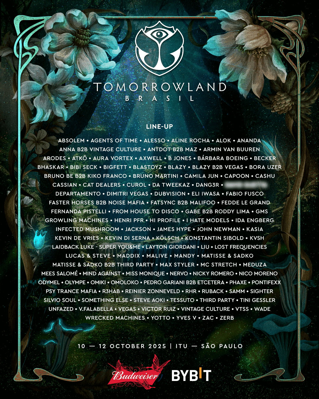 Tomorrowland Brasil 2025 Unveils Star-Studded Lineup