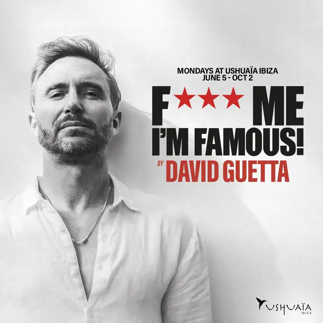 The Best Ibiza Parties: Top Events & Must-Visit Party Spots 4 David Guetta's F*** Me I'm Famous at Ushuaïa (Mondays) | Source: Resident Advisor (RA)
