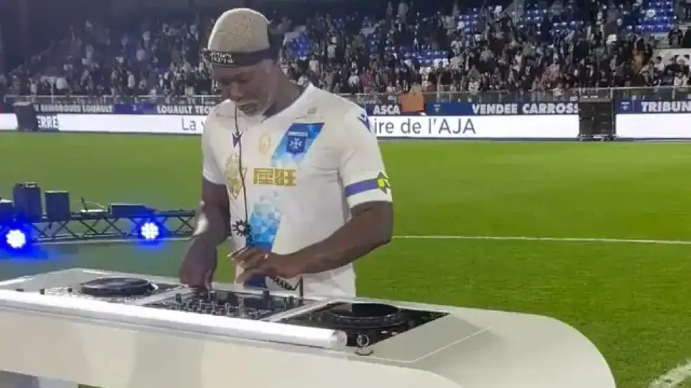 French Football Legend Djibril Cissé Surprises Fans With Post-Match DJ Performance