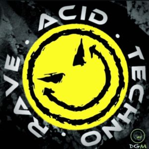 "Acid Techno Rave Mix" Playlist on Spotify 2 “Acid Techno Rave Mix” Playlist on Spotify - Techno Playlist Cover