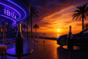 The Ibiza Party Price Revolution: How Clubbing Costs Doubled in a Decade (2015-2025) - AI Generated Featured Image ibiza party price revolution clubbing costs doubled in 2015 2025 featured image techno airlines ai generated