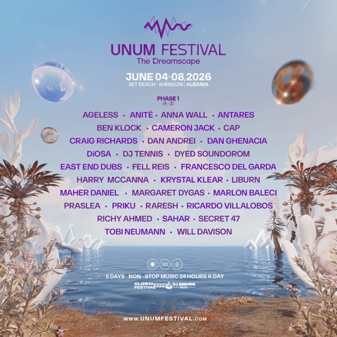 UNUM Festival Reveals Its 2026 Phase 1 Lineup After Major Global Win