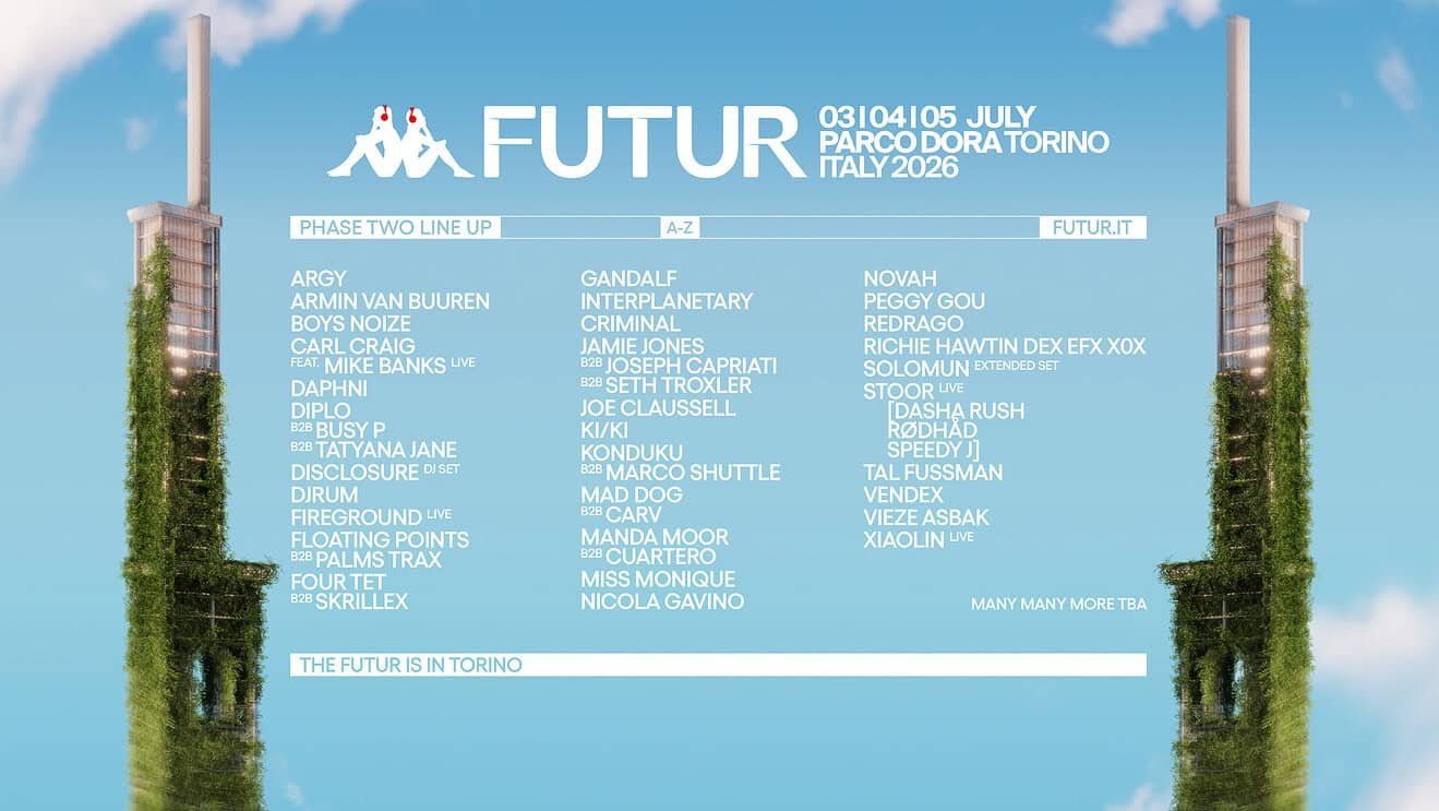 Kappa FuturFestival 2026 Announces Phase 2 Lineup kappa-futurfestival-2026-announces-phase-2-lineup