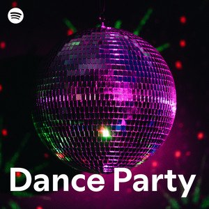 “Dance Party” Playlist on Spotify - Techno Playlist Cover
