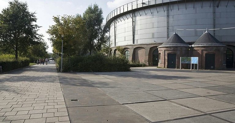 The Gashouder hall at the Westergasfabriek in Amsterdam, a key Amsterdam Dance Event venue