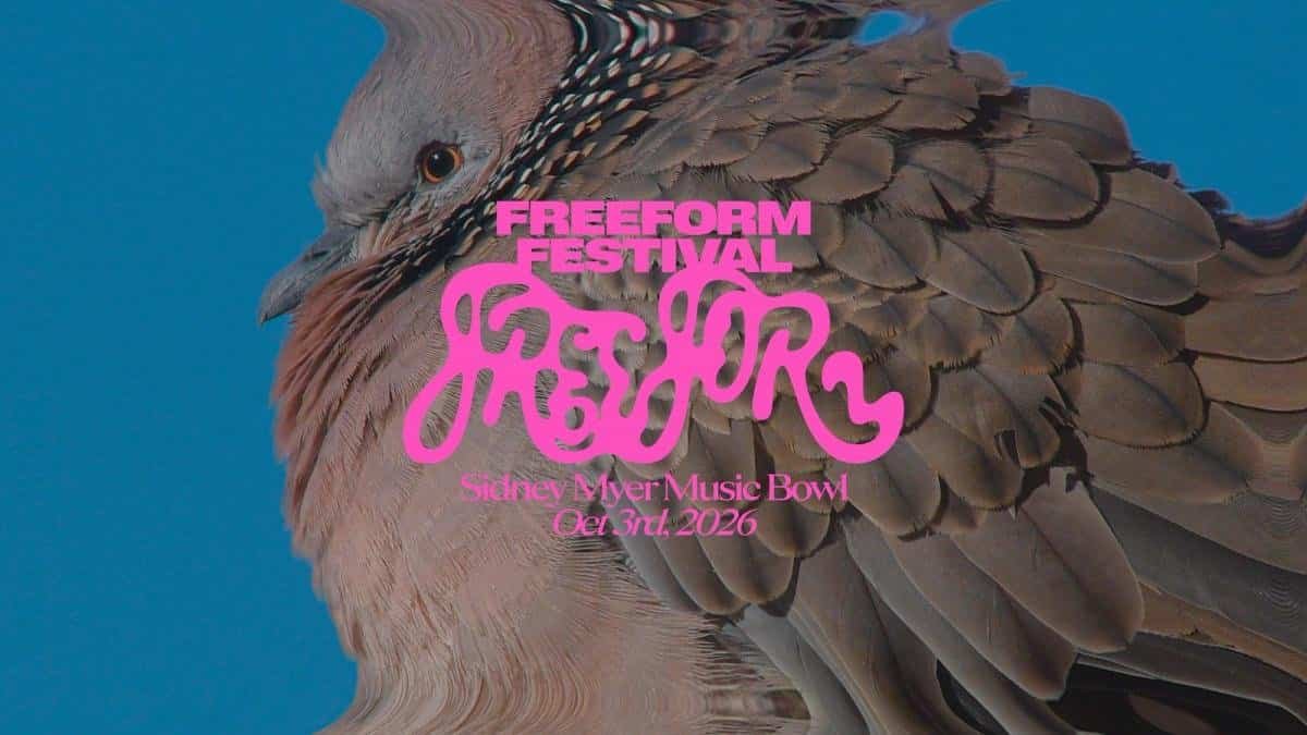 Freeform Festival (Melbourne, Australia) 2026 Freeform Festival 2026 official poster, Sidney Myer Music Bowl Melbourne
