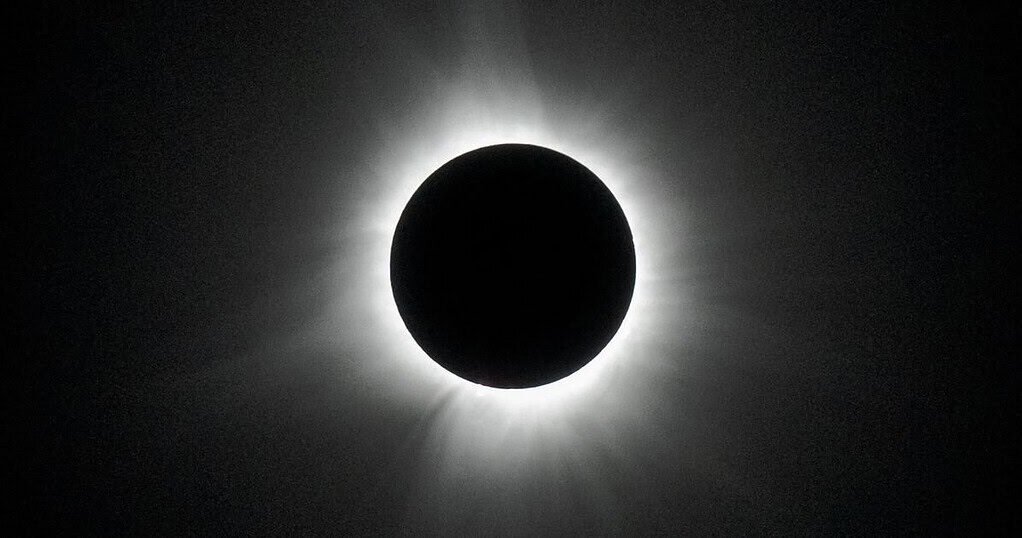 Total solar eclipse corona during totality over Ibiza on 12 August 2026 Total solar eclipse corona during totality over Ibiza on 12 August 2026