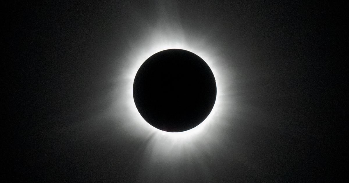 Total solar eclipse corona during totality over Ibiza on 12 August 2026 Total solar eclipse corona during totality over Ibiza on 12 August 2026