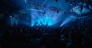 Crowd inside Knockdown Center in Queens, home of BASEMENT NYC, the techno club that banned smart glasses in 2026 Crowd inside Knockdown Center in Queens, home of BASEMENT NYC, the techno club that banned smart glasses in 2026