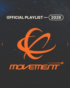 “Movement 2026 Official Playlist” on Spotify - Techno Playlist Cover