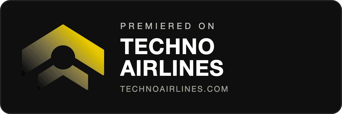 Featured on Techno Airlines: badges and link snippet 7 Premiered on Techno Airlines