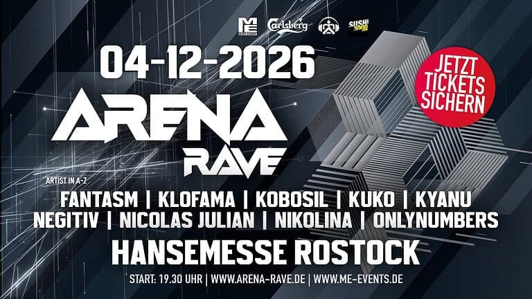 Arena Rave (Rostock, Germany) 2026 Arena Rave (Rostock, Germany) 2026