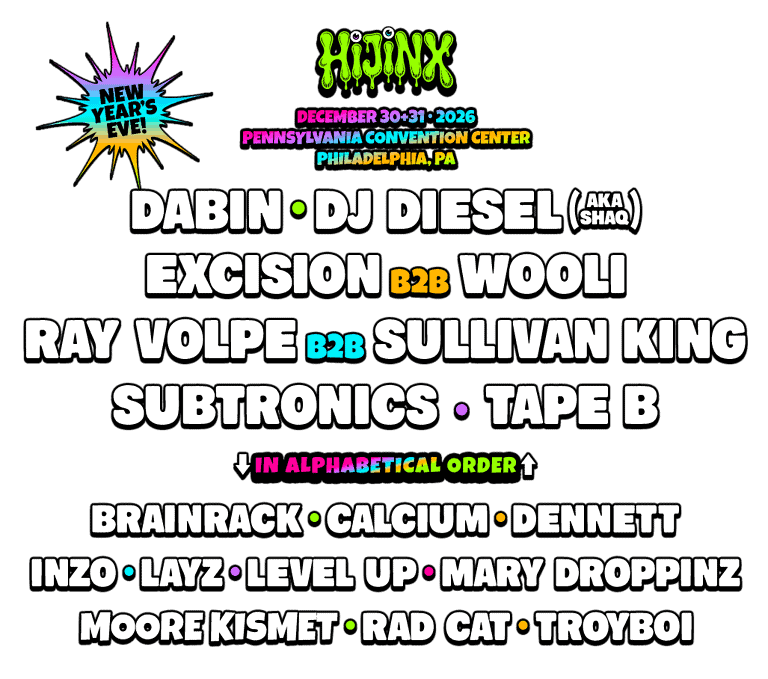 HiJinx26 Lineup