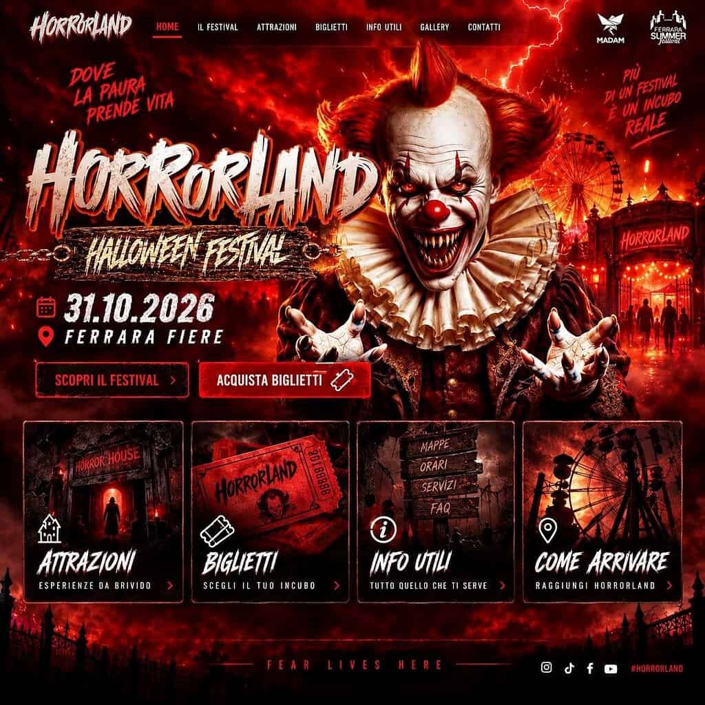 Horrorland Halloween Festival, Ferrara, Italy