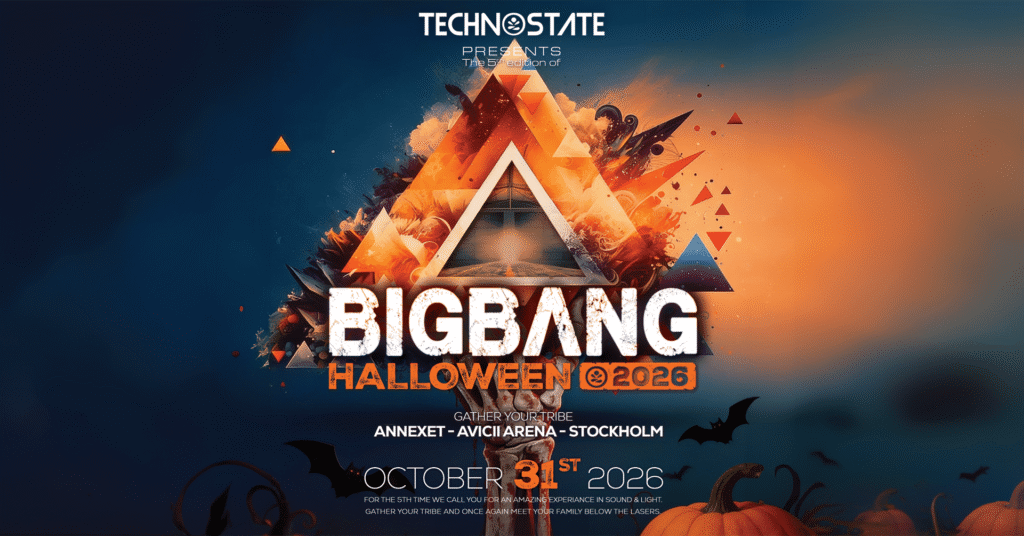Technostate BIGBANG Halloween, Stockholm, Sweden