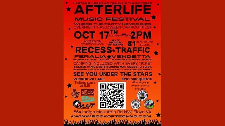 afterlife music festival 2026 poster