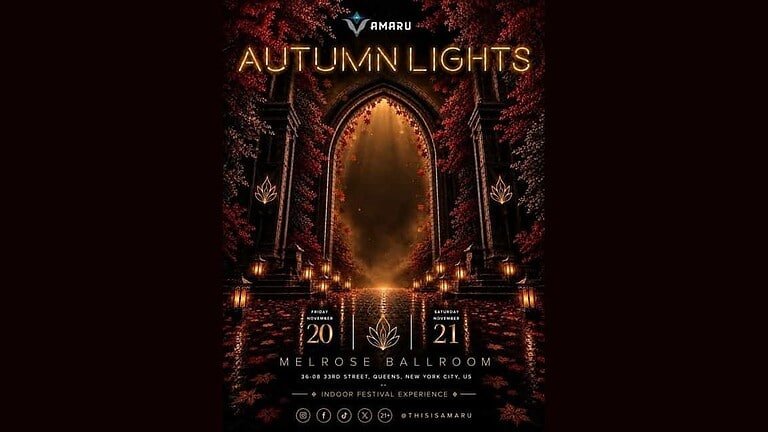 autumn lights 2026 poster