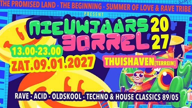 de nieuwjaarsborrel 2027 poster 1