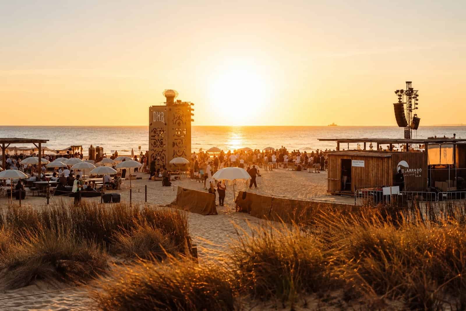 DHB Portugal 2026 in Photos: 10 Moments From Costa da Caparica 7 Sunset over the DHB Portugal 2026 site in Costa da Caparica