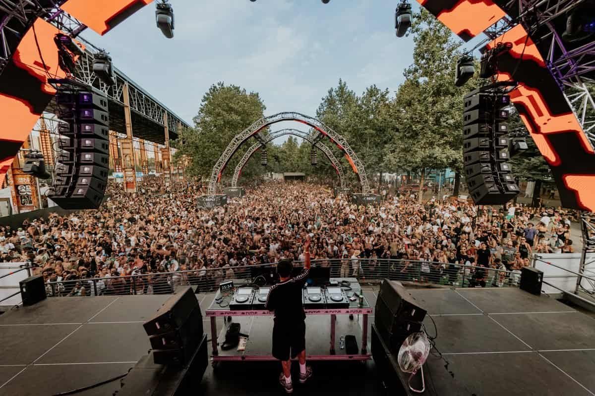 Kappa FuturFestival 2027 Tickets On Sale: Prices, Dates and What We Know 2 Kappa FuturFestival 2026 crowd in front of the main stage at Parco Dora