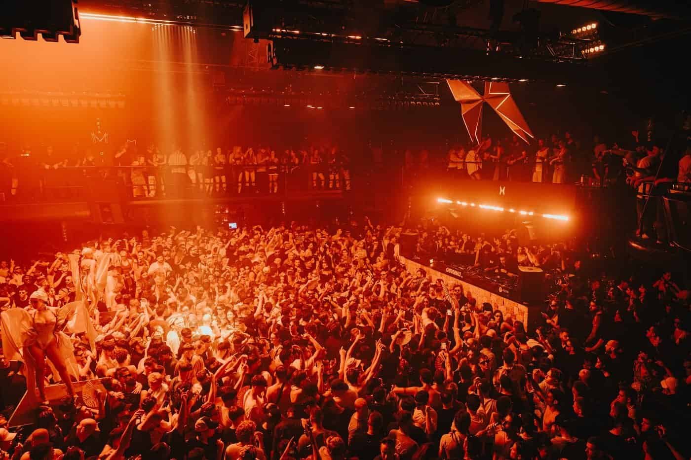Crowd on the Amnesia Ibiza dancefloor during the Metamorfosi closing party on 29 September 2026
