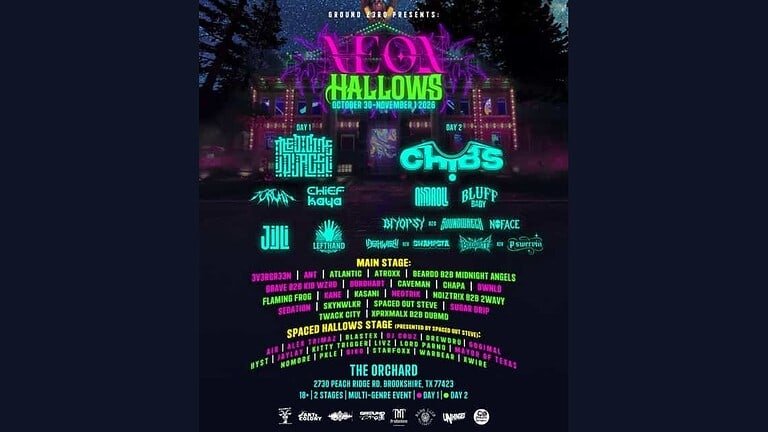 neon hallows 2026 poster