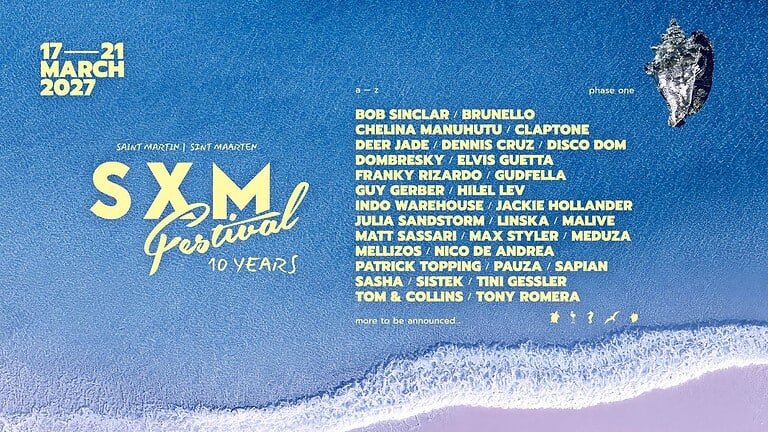 SXM Festival (Saint Martin, Sint Maarten) 2027 SXM Festival (Saint Martin, Sint Maarten) 2027