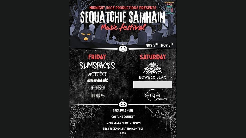 Sequatchie Samhain Music Festival, Dunlap, TN, United States